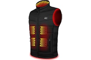 Gohero Upgraded Lightweight Heated Vest for Men and Women - Heating Vest with 10000mAh Large Capacity Battery Pack