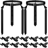 Hungdao 10/12 Players Flag Football Belts and Flags Adjustable Football Belts for Kids Teens Adults Team Training Sport Event