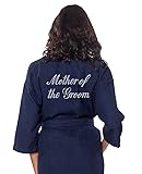 Waffle Thigh Length Kimono Rhinestone "Mother of