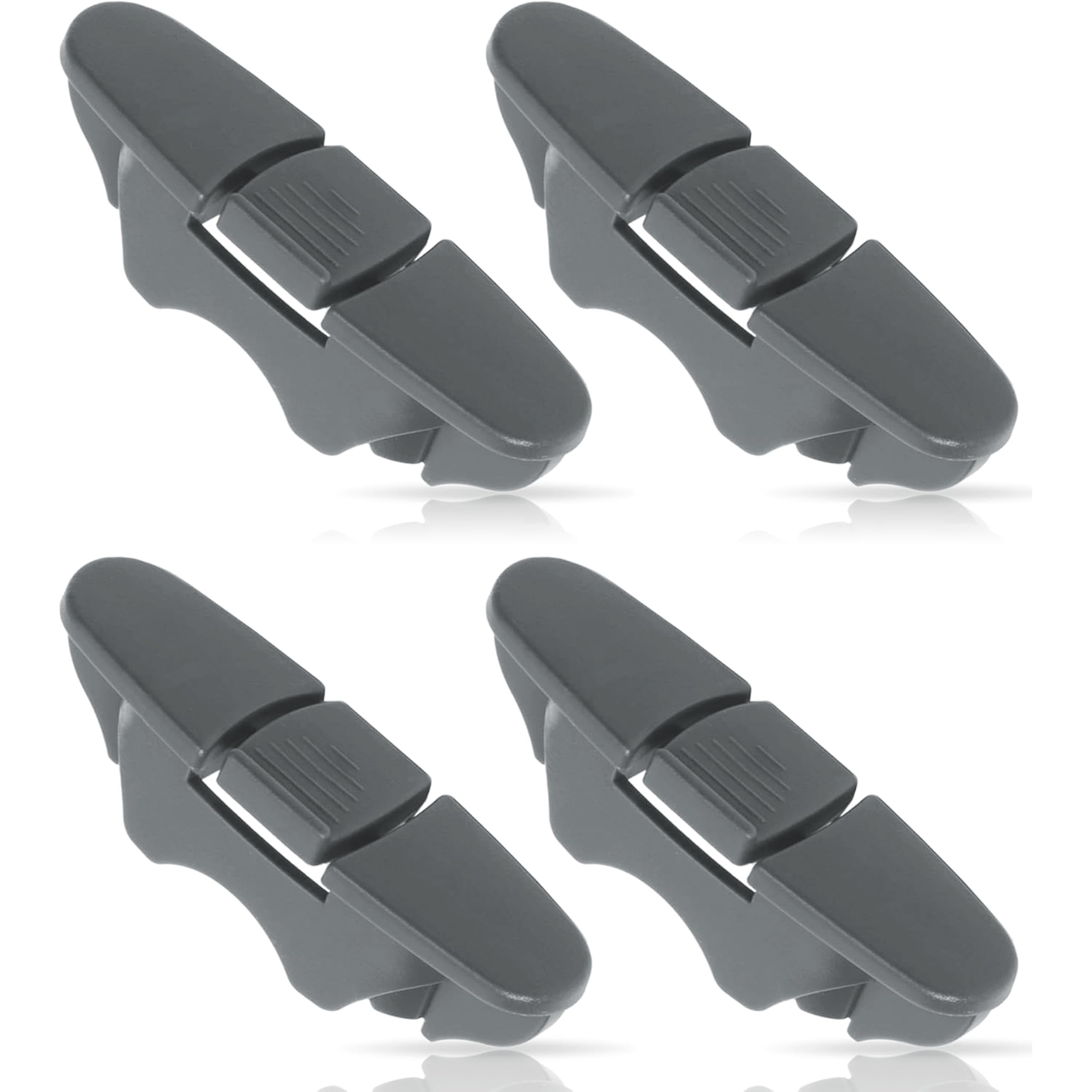 Photo 1 of BlueStars W10508950 Dishwasher Stop Track Upper Rack Stop Clip - Compatible with Whirlpool Kenmore Dishwashers - Replaces W10199682 8562015 2684662 AP6022472 PS11755805 - PACK OF 4