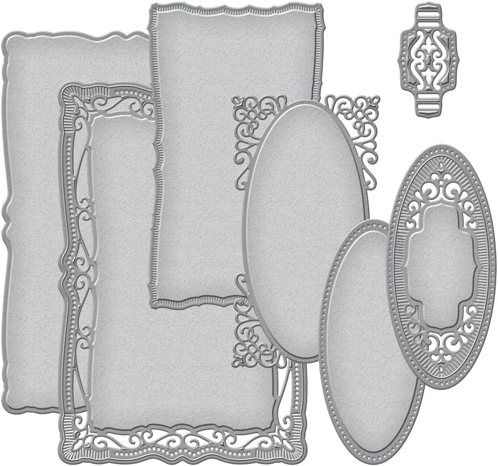 Spellbinders S5-161 Nestabilities Radiant Rectangles Etched/Wafer Thin Dies,