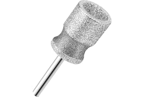 RIUORKIE Diamond Rotary Nail Grinder Bits for Dog, 1/8" Diamond Dog Nail Grinder Attachment Attachment for Dremel Grinder Replacement Heads Pets Nail Care Clippers for Medium Large Dogs.