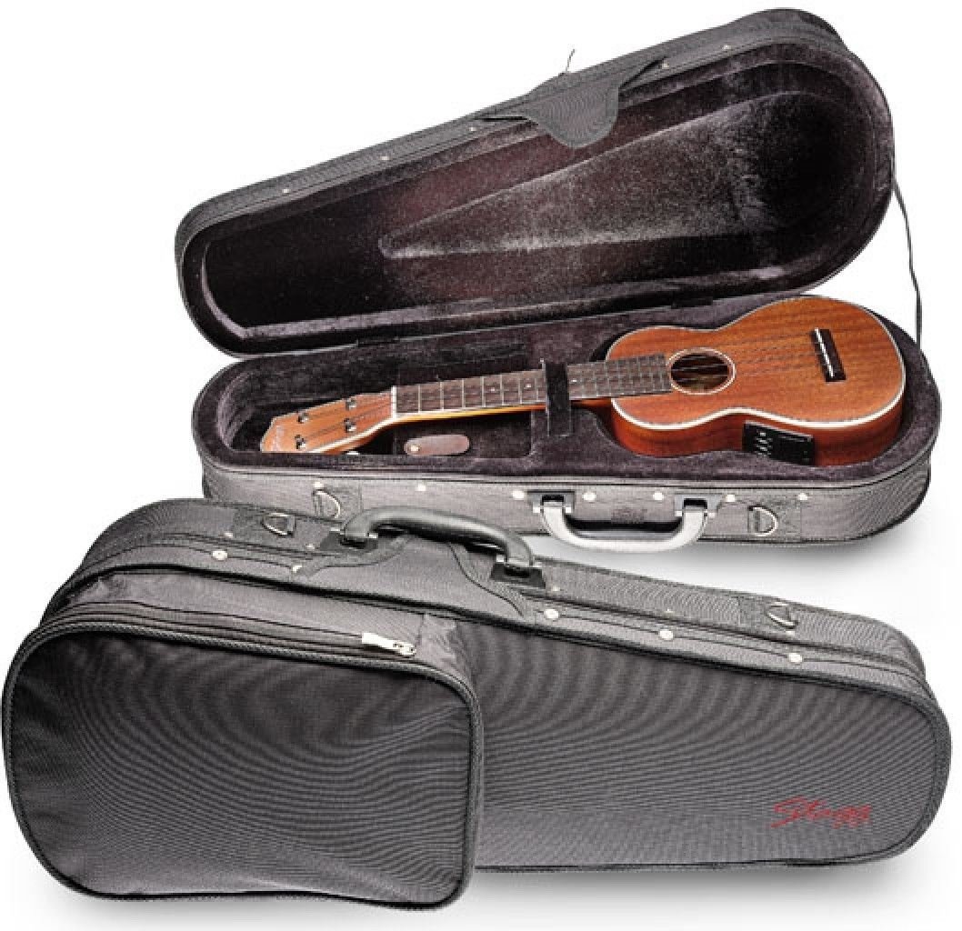 Stagg HGB2UKS Soprano Ukulele Soft Case with Adjustable Shoulder Strap