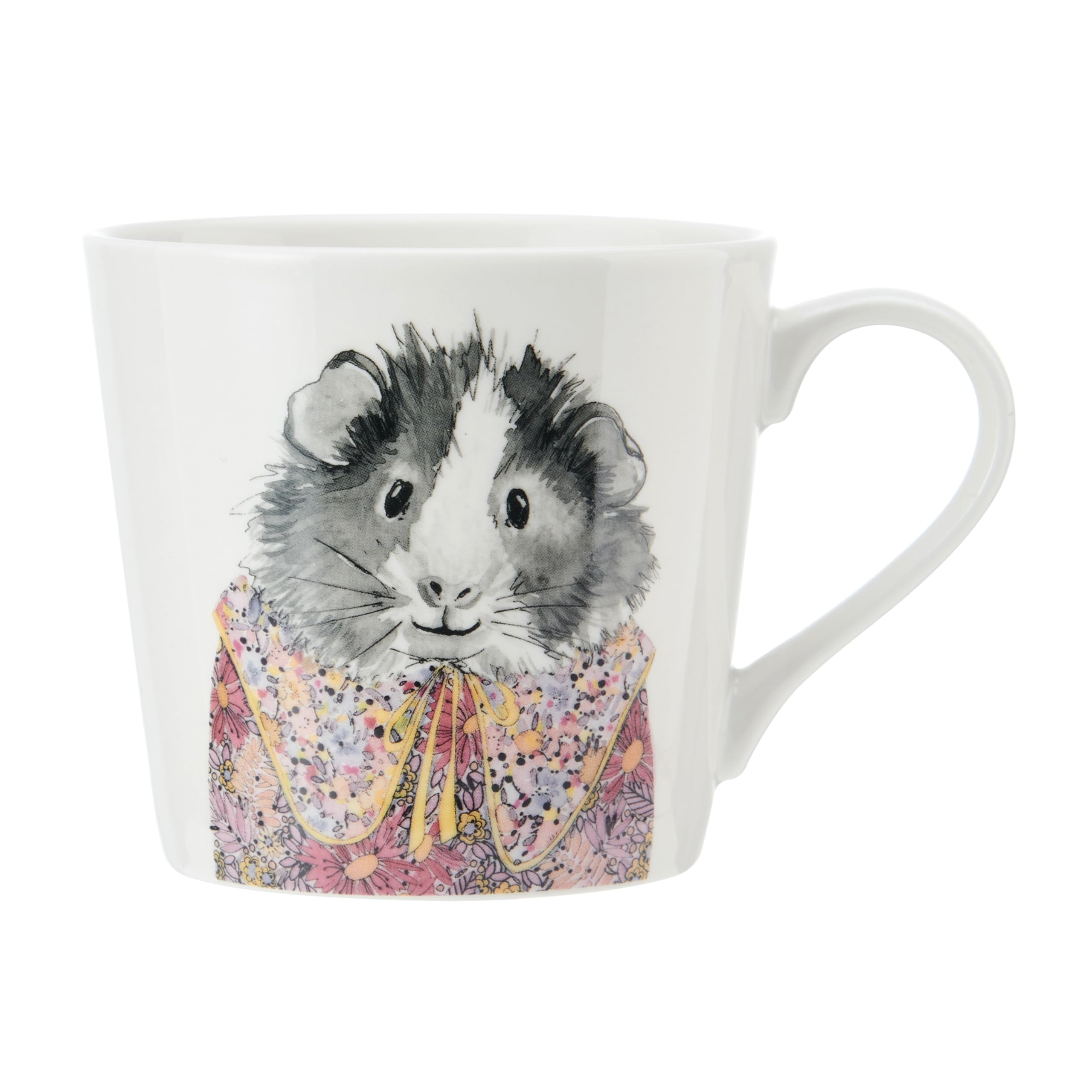 MIKASA x Tipperleyhill 380ml Fine China Mug, Guinea Pig, Gift Boxed
