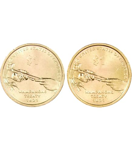 2016 P&D Code Talkers Native American Dollar 2 Coin Set BU