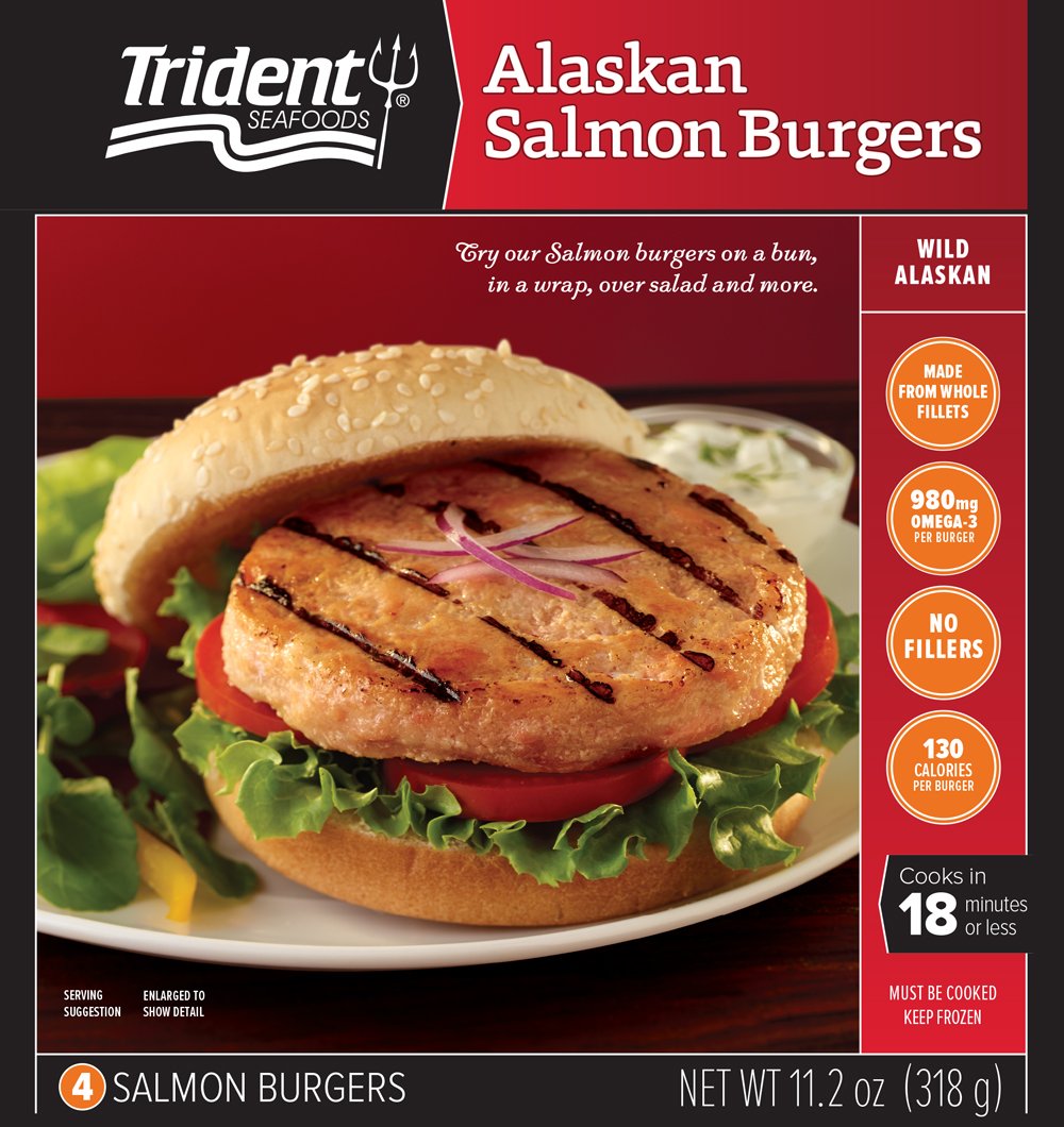 salmon patty calories