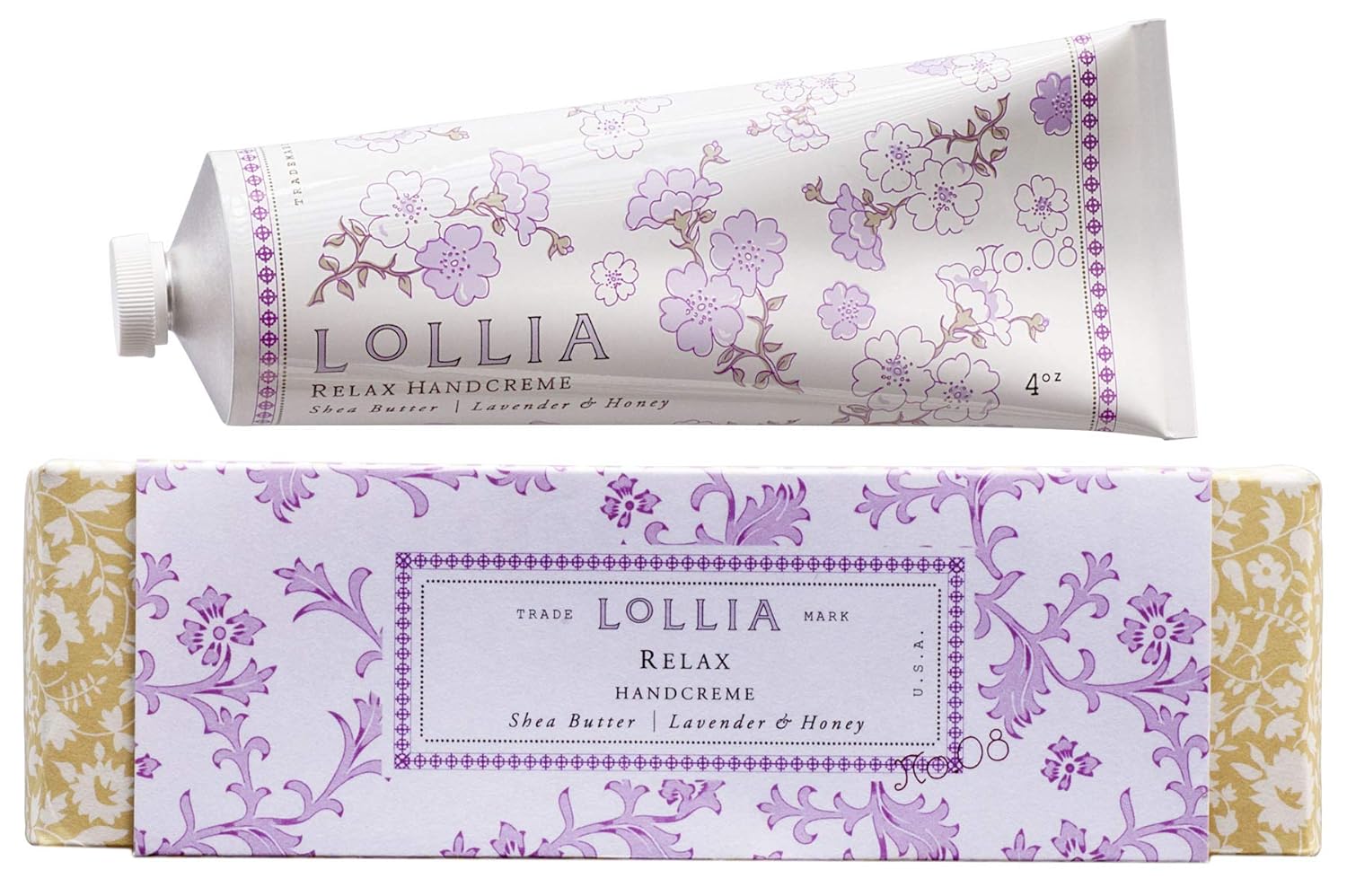 LOLLIA Relax Shea Butter Hand Creme, 4 oz