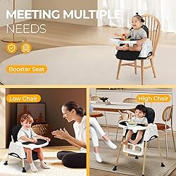 babimoni 3 in 1 High Chairs, Convertible High Chair