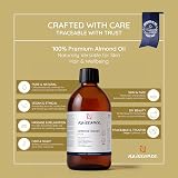 Naissance Sweet Almond Oil 500ml Natural Carrier Oil for Skin Hair Massage view 2