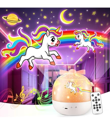 Projector Unicorn Gift For Year Old Unicorn And Star Night Light
