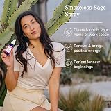HERITAGE STORE Aura Smudge Juniper Sage Spray 4oz - Cleansing Positive Energy view 2
