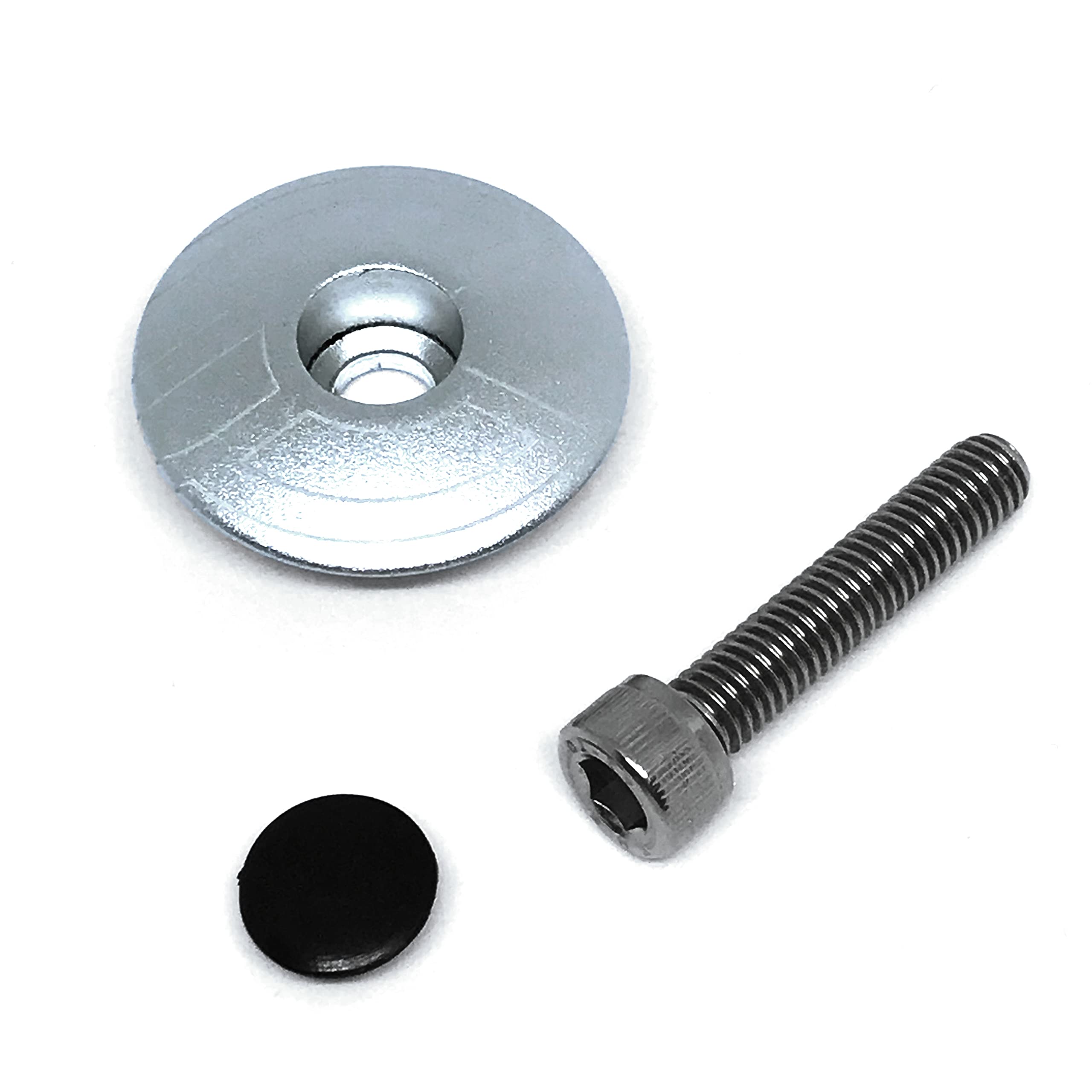 Cinelli Stemma Top Cap, One Size, Silver