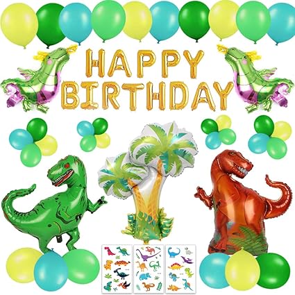 Cute Cartoon Dog With Balloons A Birthday Greeting Vector Illustration