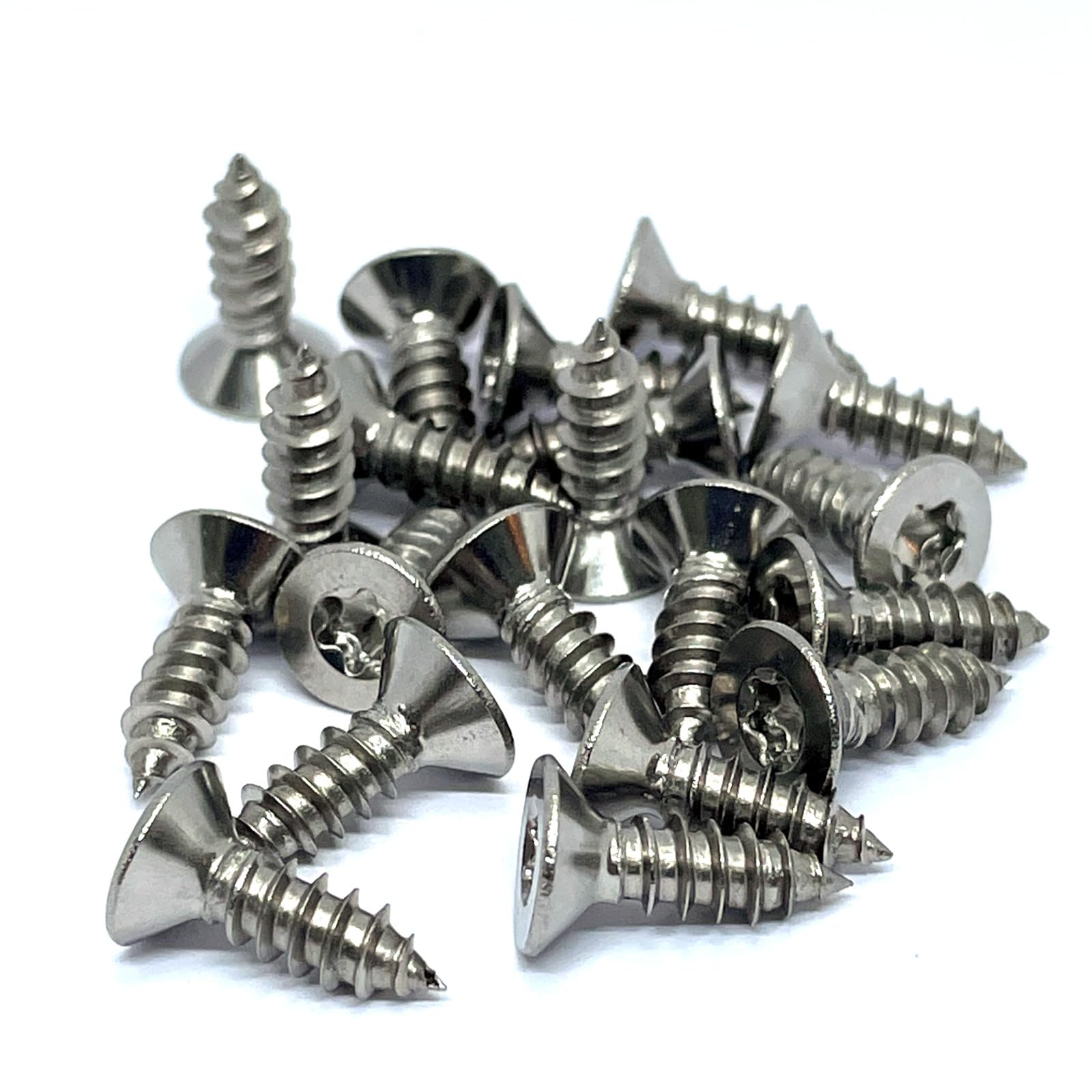 4.2mm x 13mm Torx Countersunk Self Tapping Screw ISO14586 A4 (316) Stainless Steel (Pack of 20)