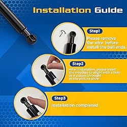 ARANA Trunk Struts for Lexus LS430 2001-2006, Rear