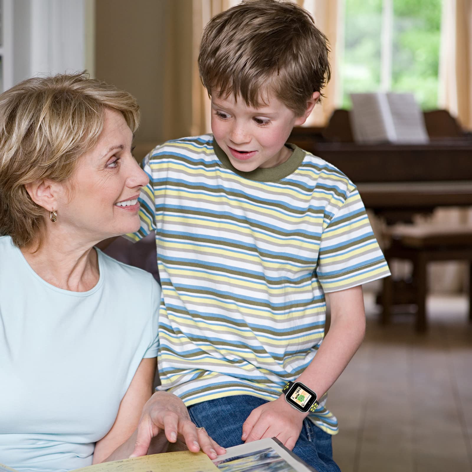 NewJourney Compatible with SyncUP Kids Watch 2/1 Band, 2 Pack Breathable Soft Silicone Sport Wrist Strap Compatible with T-Mobile Sync UP Kids Watch 2/1