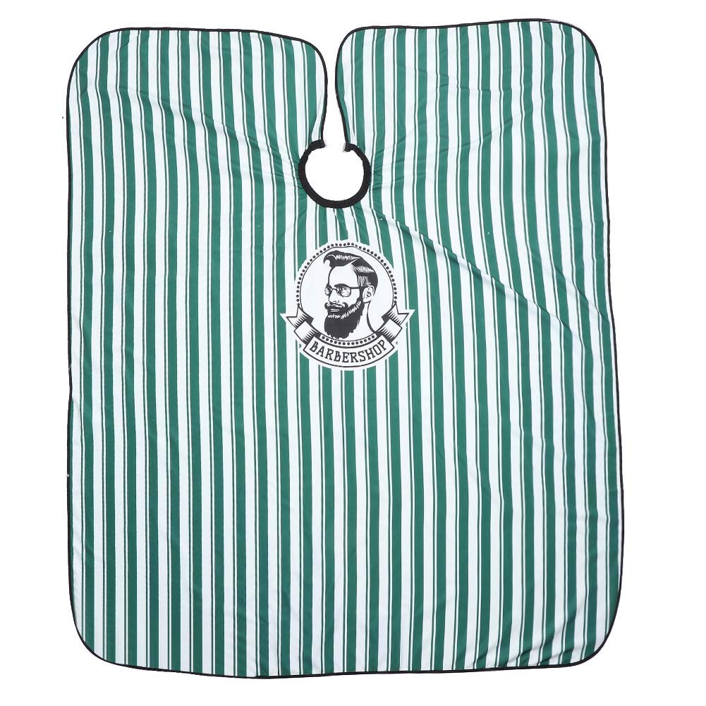 Barber Cape Hairdressing Apron Anti Static Hair Cutting Cape Gown for Home Barber Shop 160 X 140cm (Green)