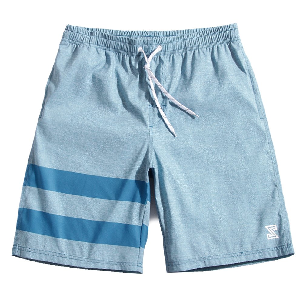 SULANG Men's Board Shorts Slim Fit Ultra Quick Dry No Mesh Lining