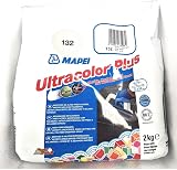 Mapei 132 UltraColor Plus Beige Grout 2kg Fast Set Efflorescence Free view 2