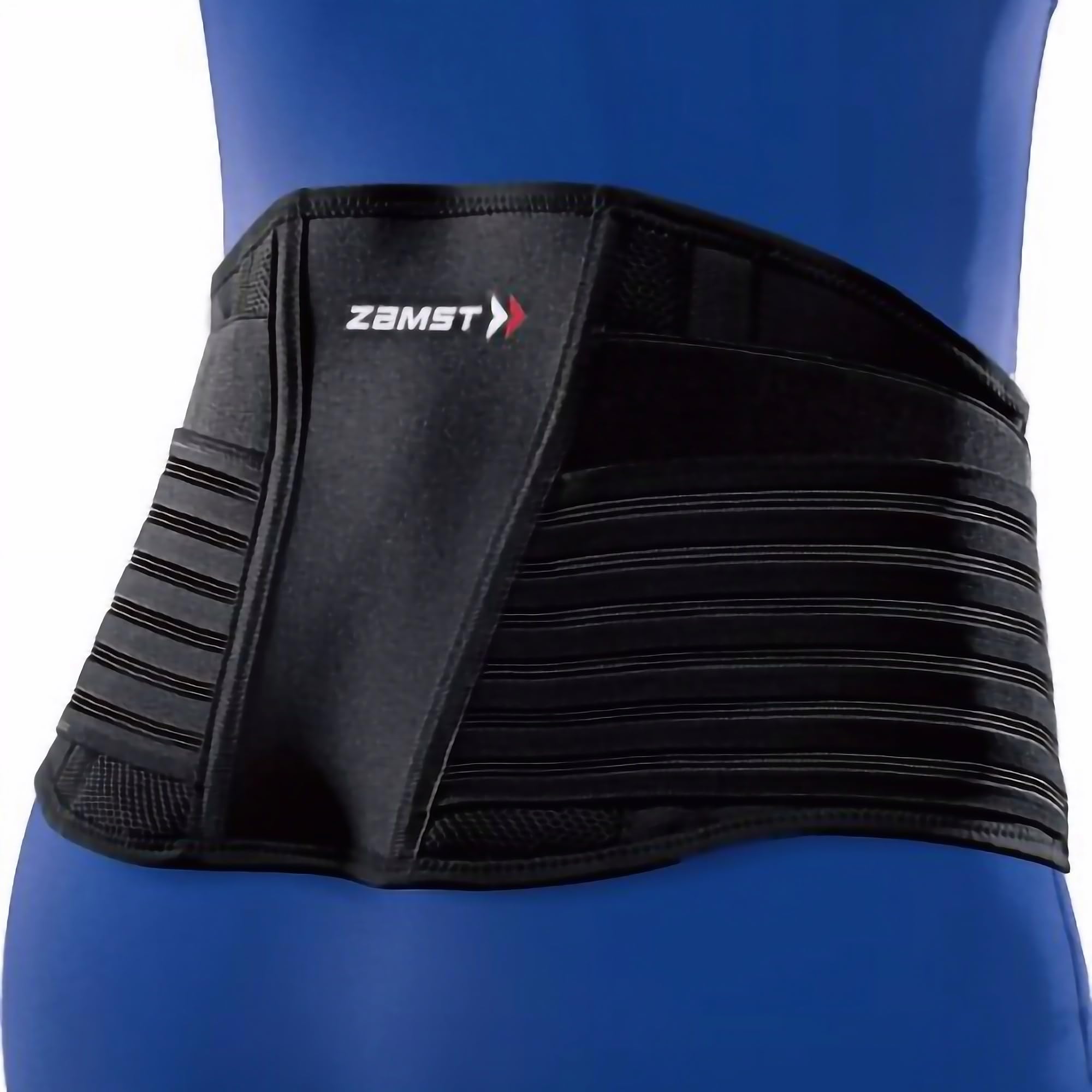 Zamst ZW-7 Adjustable Back Brace - Strong Back Support for Athletes, Back Braces for Lower Back Pain, Back Compression Belt for Sports - Breathable Mesh Fabric - 2X-Large