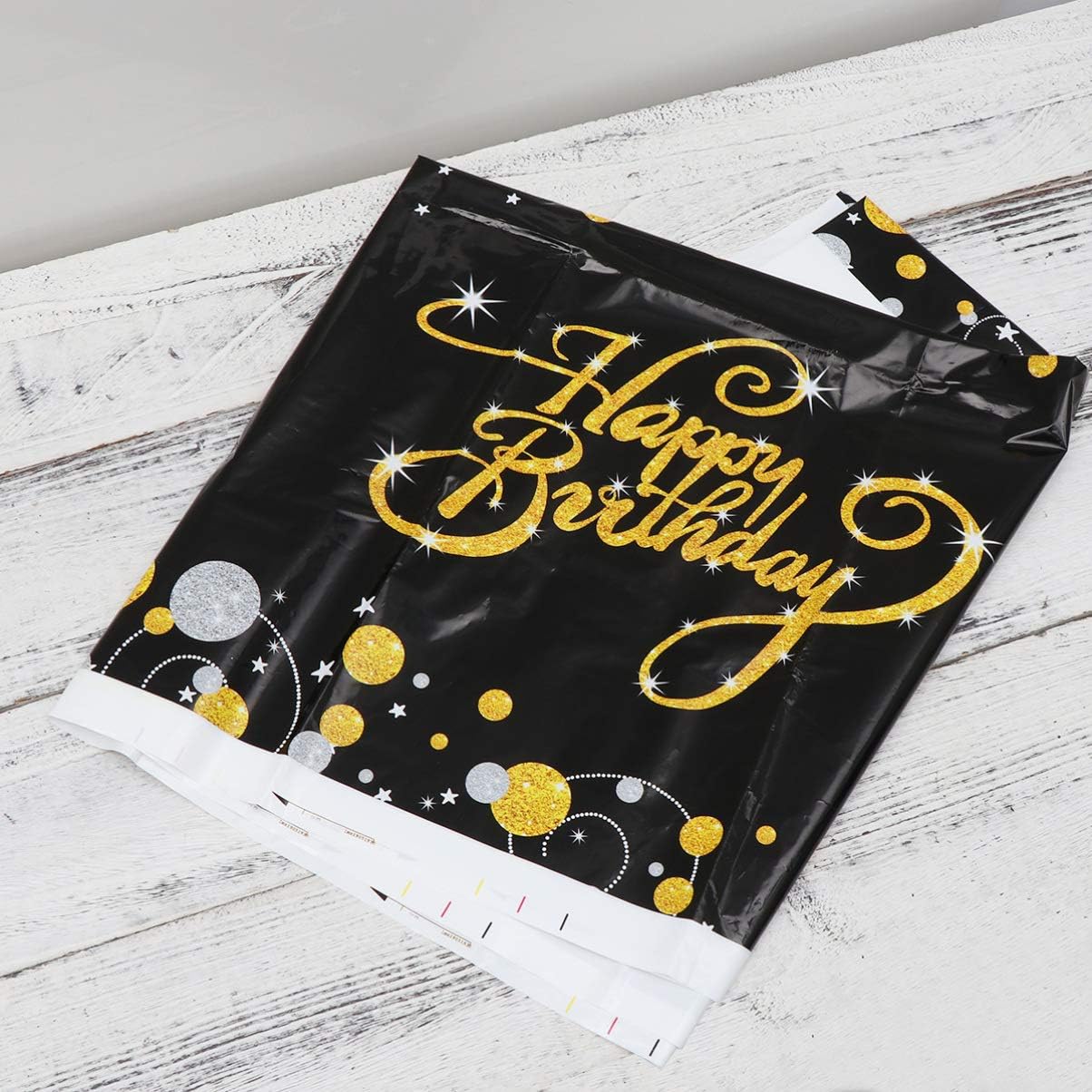 Amosfun Nappe En Plastique Jetables Joyeux Anniversaire Couverture De Table En Plastique Pour Les Fournitures De Diner Anniversaire Decorations Et Accessoires De Fetes Loisirs Creatifs Zwembaddebeemd Nl