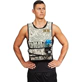 Cross101 Camouflage Adjustable Weighted Vest Without Shoulder Pads (40)