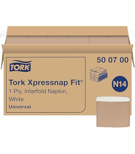 Amazon.com: Tork Xpressnap Fit Natural Dispenser Napkin N14, C