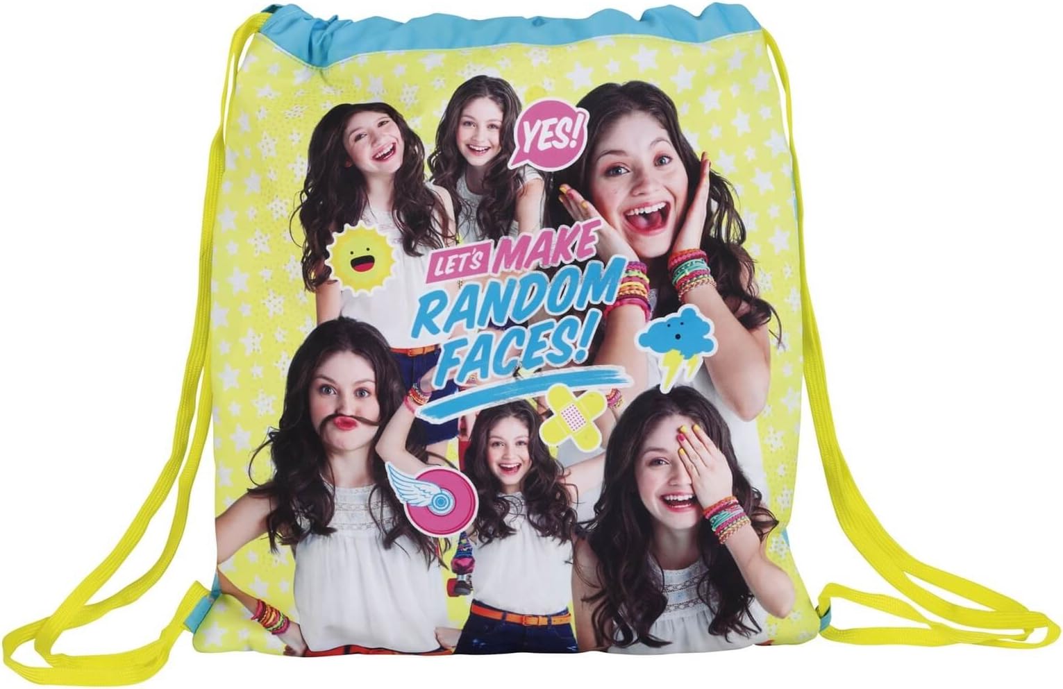 Disney Soy Moon Bag of Strings for the gym, 40 cm, Yellow