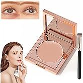 Colored Clay CC Undereye Corrector, CC with Brush Under Eye Concealer, Colored Clay CC Undereye Corrector, for Concealing Dark Circles (#1 Light-Medium Peach)