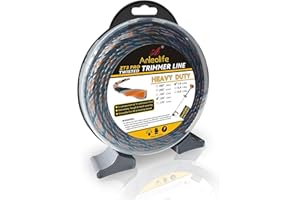A ANLEOLIFE 1-Pound ZT3 Pro Heavy Duty Diamond .155-Inch-by-148-ft Twisted Trimmer Line Donut,3-Component Tri-Extrusion 4.0-mm-by-45-meter Weed Eater String