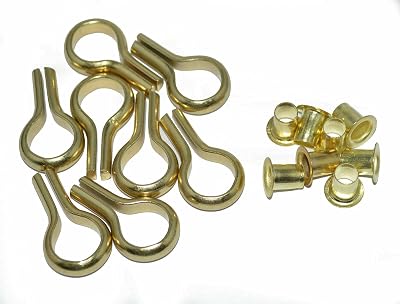 SISI UK Banjo Shelf Supports Studs Inserts Sockets 6mm Hole 30mm 18mm Brass