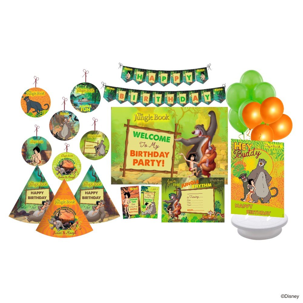 Disney The Jungle Book Party Decorations 90 Piece Amazon.in Toys