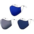 Arcarius Reusable Protective Face Masks, 3 Pack, Washable with Adjustable Ear Straps, Breathable Comfort for Adults Teens USA