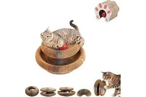 Cat Scratching Board, Cat Toy,Magic Organ Cat Scratcher Board,Interactive Scratching Board cat Toys for Indoor Cats with Toy 