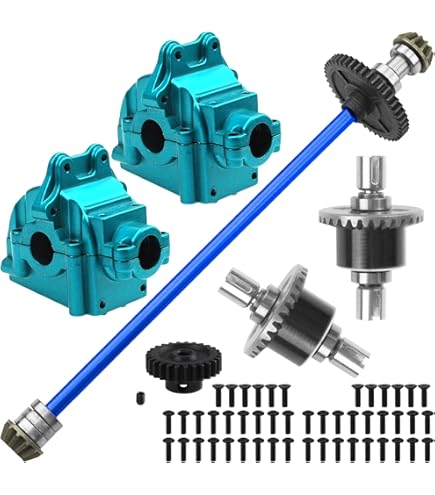 Amazon.com: HobbyPark Rear Drive Diff Gear Box Complete Set 02024