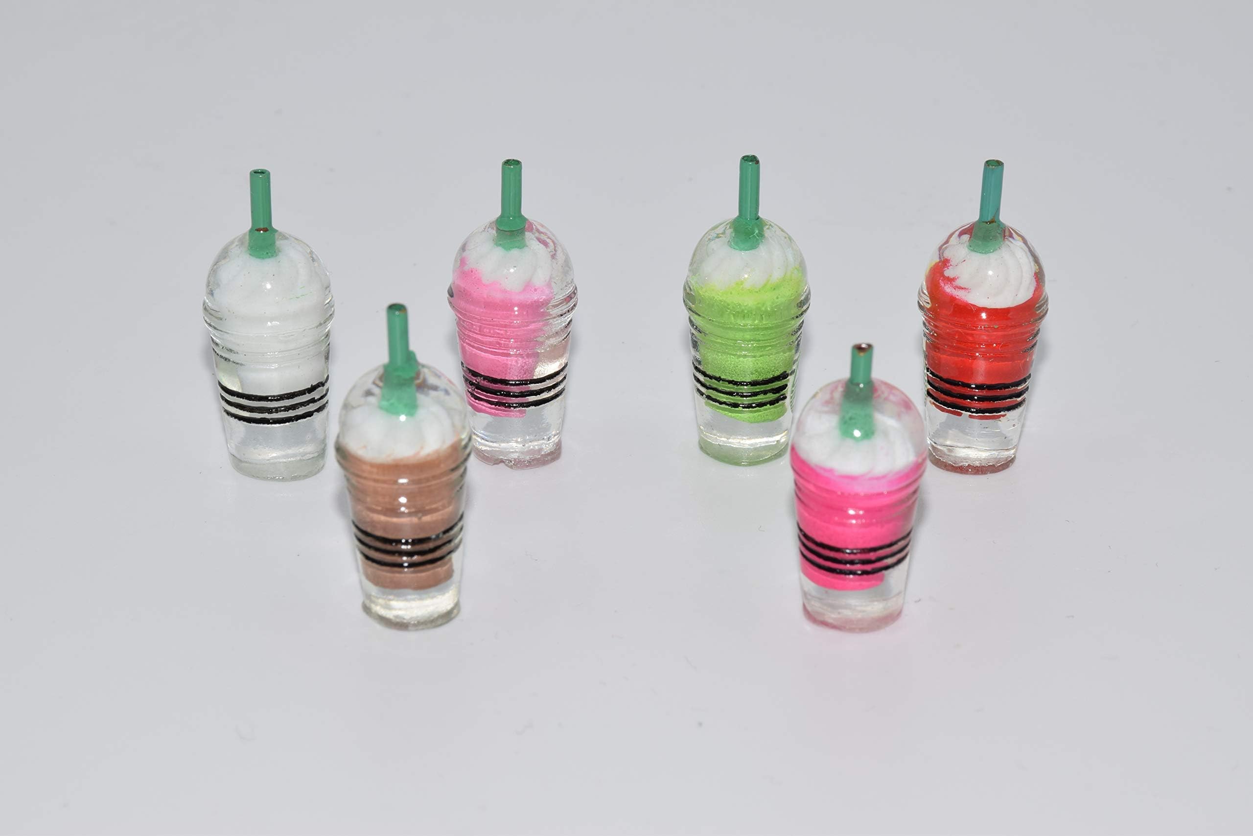 AMOBESTER Dollhouse Miniature Drinking Bottle with Straw for Dollhouse Decoration Kitchen