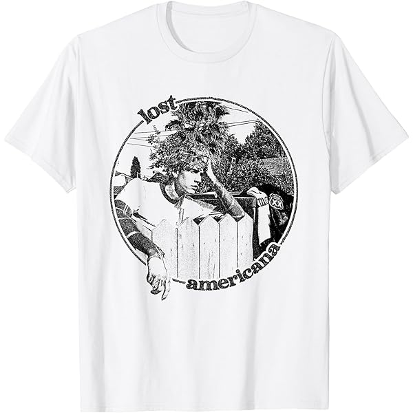 T-shirt Officiel MGK (Machine Gun Kelly) – Collection Lost Americana – Coupe Classique, Manches Courtes – Produit Sous Licence