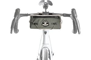 abamita Bike Handlebar Bag Cycling Urban Front Bag 0.9L Rhinowalk Small Handlebar Bag Suitable for Folding Road Mountain Bike (Blue)