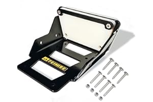 FEIMIRE Aluminium Transom Trolling Motor Mount for Kayak|Kayak Motor Mount|trolling Motor Bracket|1 Size, Black