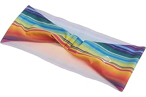 Bondi Band Colorful Stripes Moisture Wicking 4" Headband
