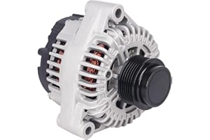 Autoround Alternator Compatible with Chevrolet Corvette 1997-2013, 5.7L 6.0L 6.2L 7.0L, 145Amp 12V CW 6-Groove Pulley, Replace# 10246634, 10305775, 10305775A, 10305775B