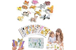 DIY 3D Creative Insect Paper Jigsaw Puzzle, 25 Pcs 3D Animal Puzzles for Kids, Educational, Tear-Proof, Fun Crafts for Birthd