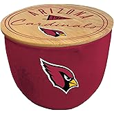 Officially Licensed NFL Script Circle Logo Ceramic Candle