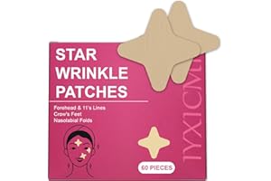 Face Tape, IyxicmI Forehead Wrinkle Patches, Kinesiology Tape for 11's, Eye, Mouth, Nasolabial Folds, Overnight Myofascial Li