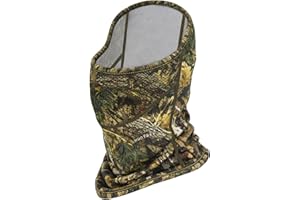 Hartena Hunting Face Mask with Breathable Mesh Panel Moisture Wicking Stretch Neck Gaiter UPF Protection