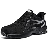 LARNMERN Steel Toe Shoes for Men Air Cushion Safety
