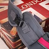 LONTG Pet Sling Carrier Bag Breathable Shoulder Front Carrier Grey Blue Red view 7
