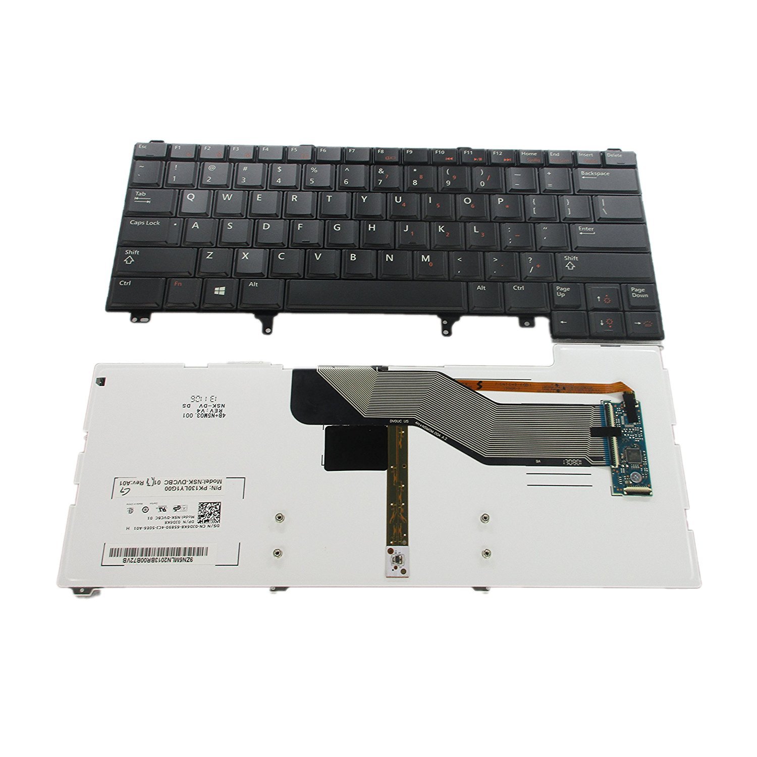 Kbr Replacement Keyboard Compatible With Dell Latitude E54 E5430 E62 E63 E6330 E64 E6430 E6440 Series Laptop With Pointer Without Backlit Us Layout Laptop Replacement Parts Electronics