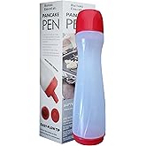 Bahoki Essentials Pancake Pen - Easy Squeeze Pancake Art Plastic Bottle Container - Pancake and Crepe Batter Mixer and Dispen