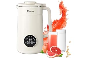 8-IN-1 IAGREEA Nut Milk Maker Machine, 35 oz Soy Milk Maker, Oat, Soy, Plant Based and Dairy Free Beverages, 2H Keep Warm Countertop Blender, 10 Blades, 12H Delay Start, BPA-Free, Self-Cleaning